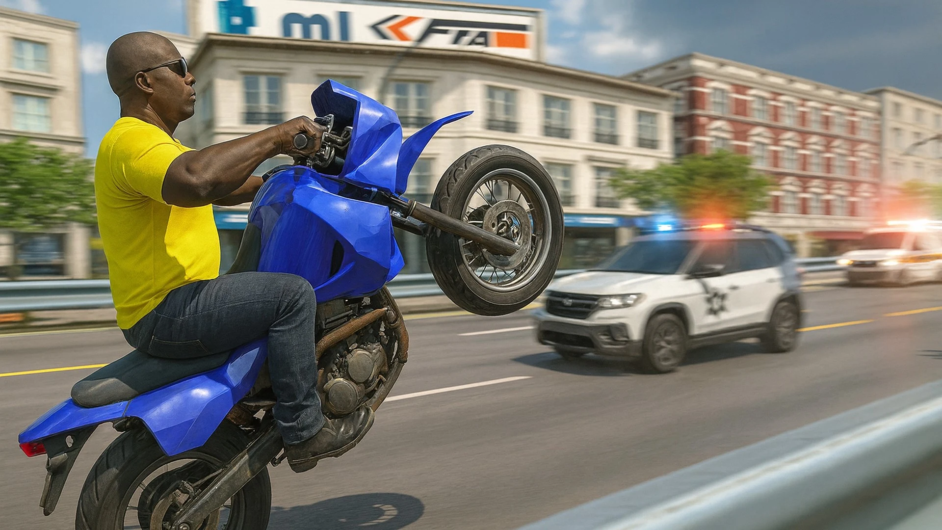 City Traffic Moto Rider screenshot