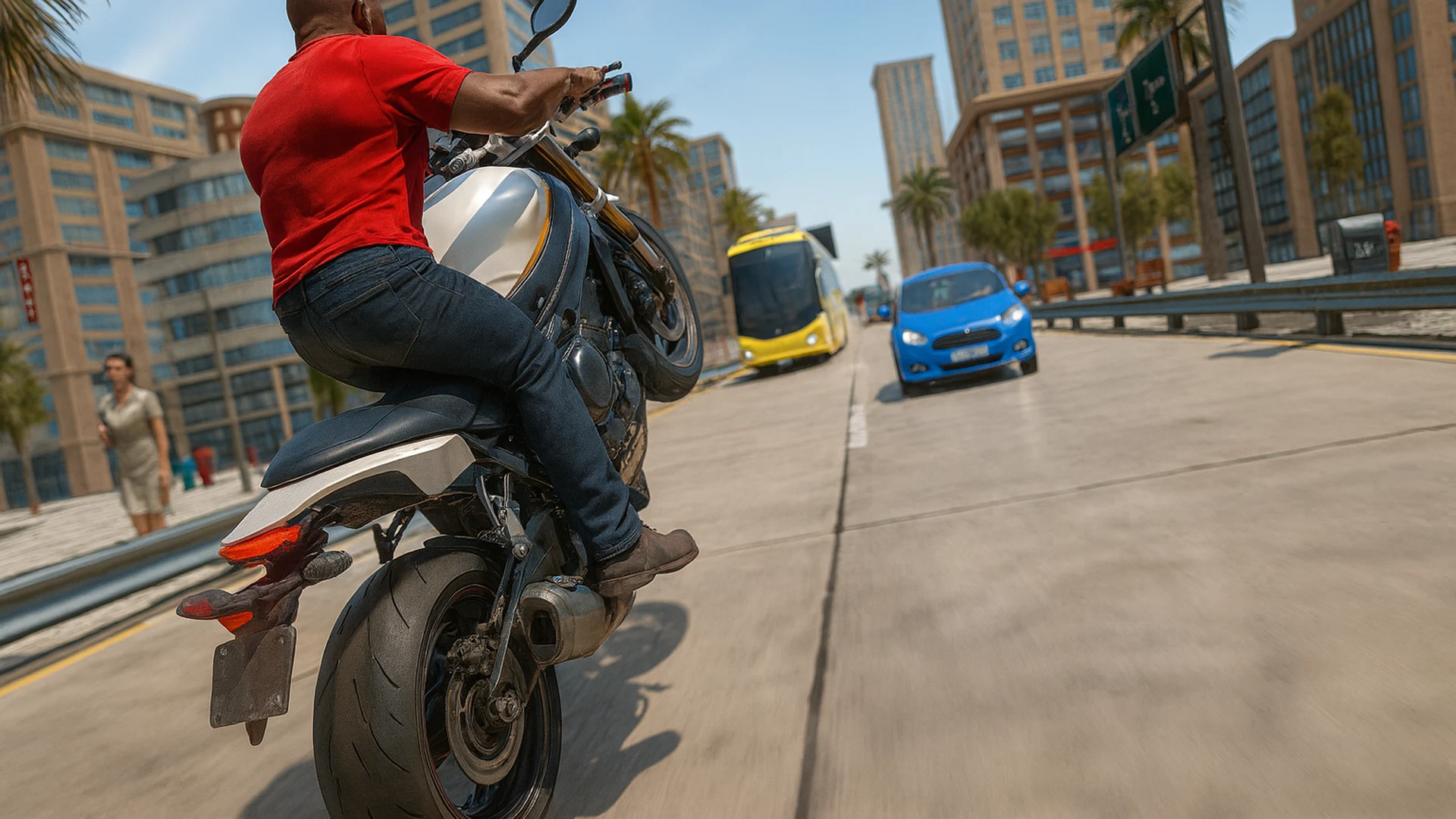 City Traffic Moto Rider screenshot