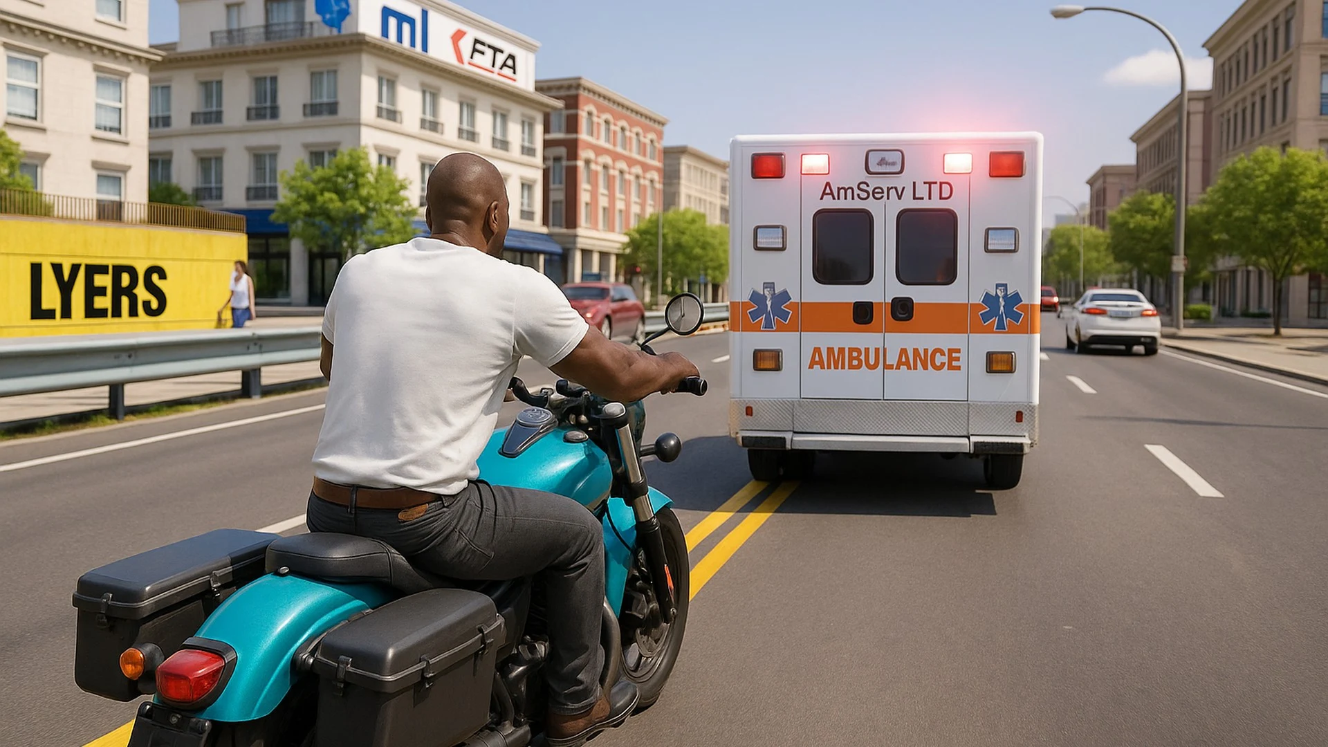 City Traffic Moto Rider screenshot